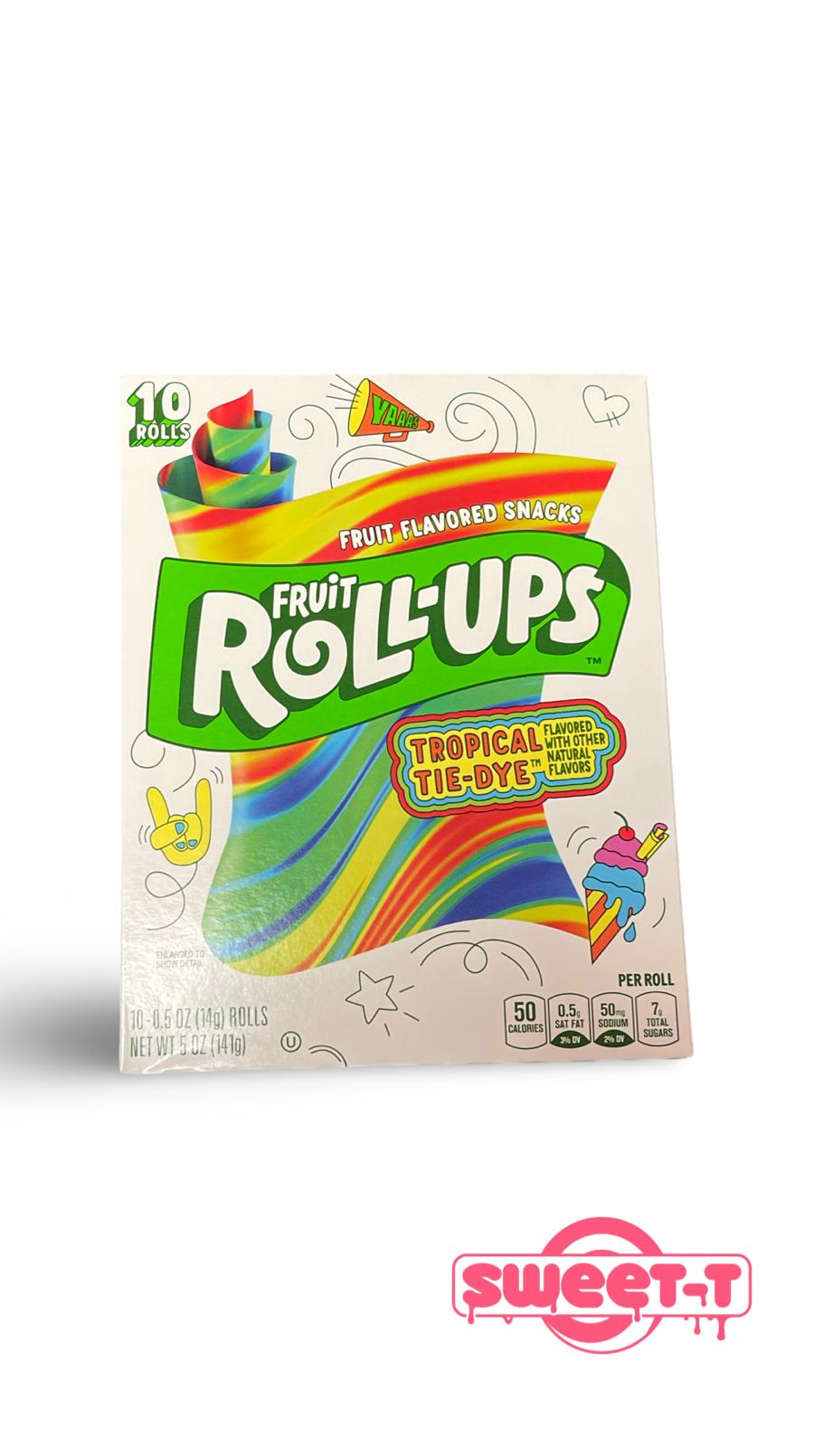 Fruit Roll-ups Tropicsl Tie-dye