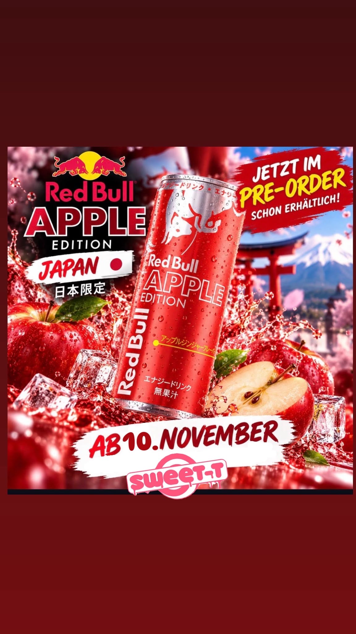 Red Bull Apple Edition (Japan)
