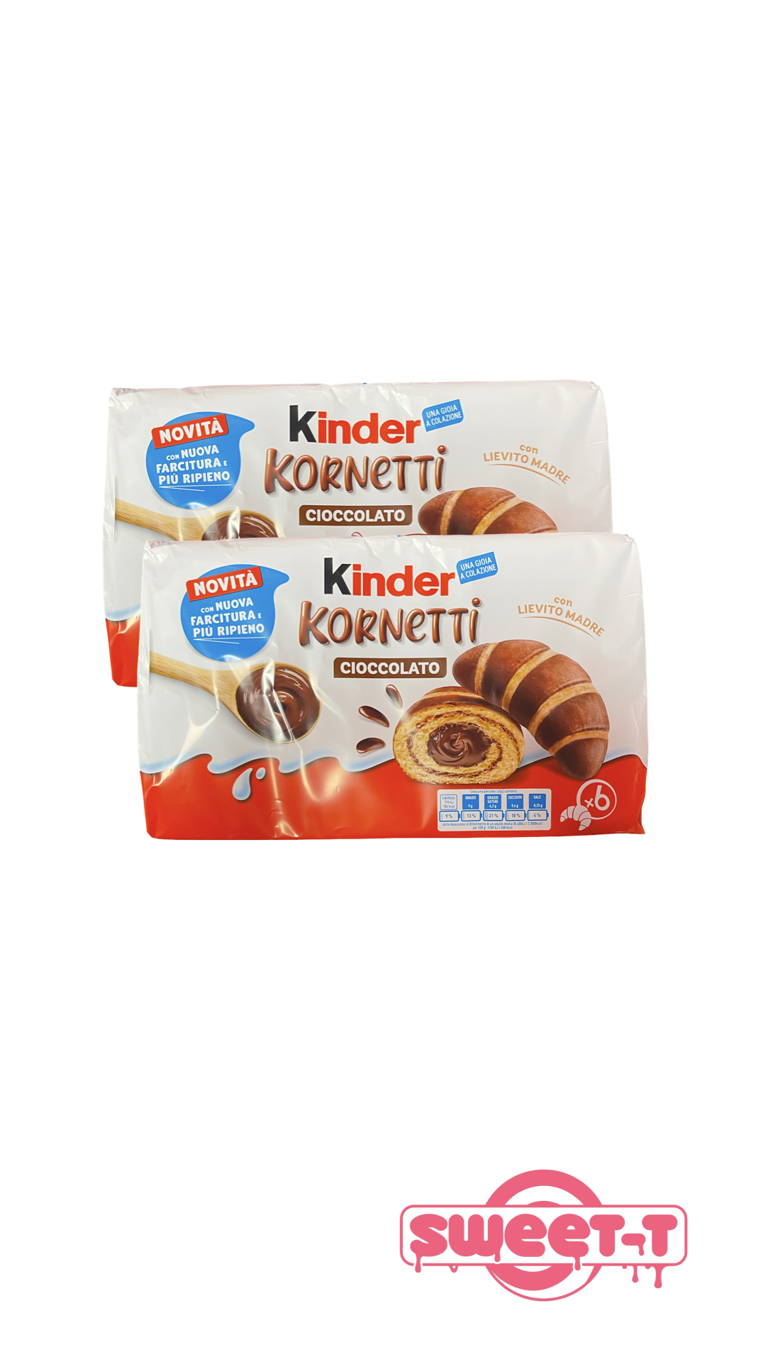 2x Kinder Kornetti