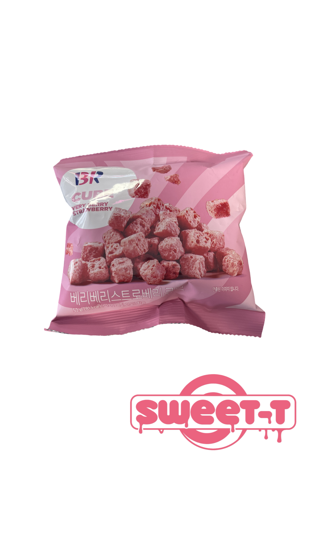 Baskin Robin cube Erdbeere