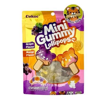 Cokoc Mini Gummy Lollipops